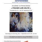 Plakat Ausstelluing M. Heintze im HaM