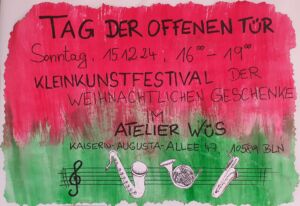 Ein buntes Veranstaltungsplakat 