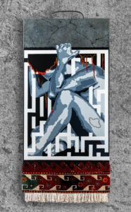 Gemälde eines eingeschlossenen Menschen