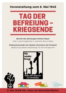 Plakat zur Veranstaltung "Tag der Befreiung"