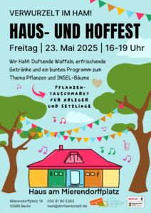 Plakat zur Veranstaltung "Haus- und Hoffest"